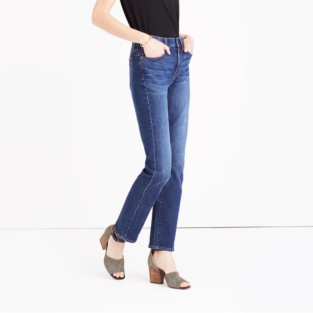 Madewell Straight Jeans in Lana Wash Size 27